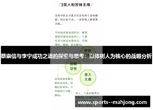 蔡崇信与李宁成功之道的探索与思考：以体树人为核心的战略分析