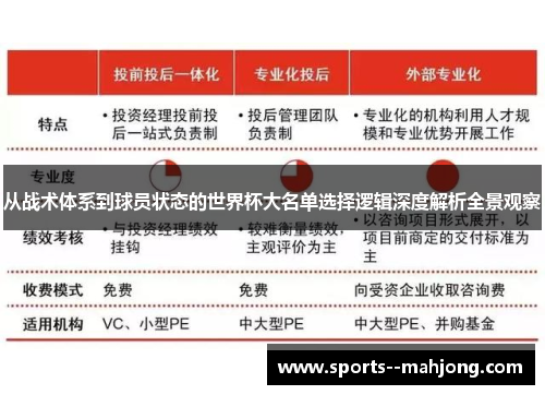 从战术体系到球员状态的世界杯大名单选择逻辑深度解析全景观察